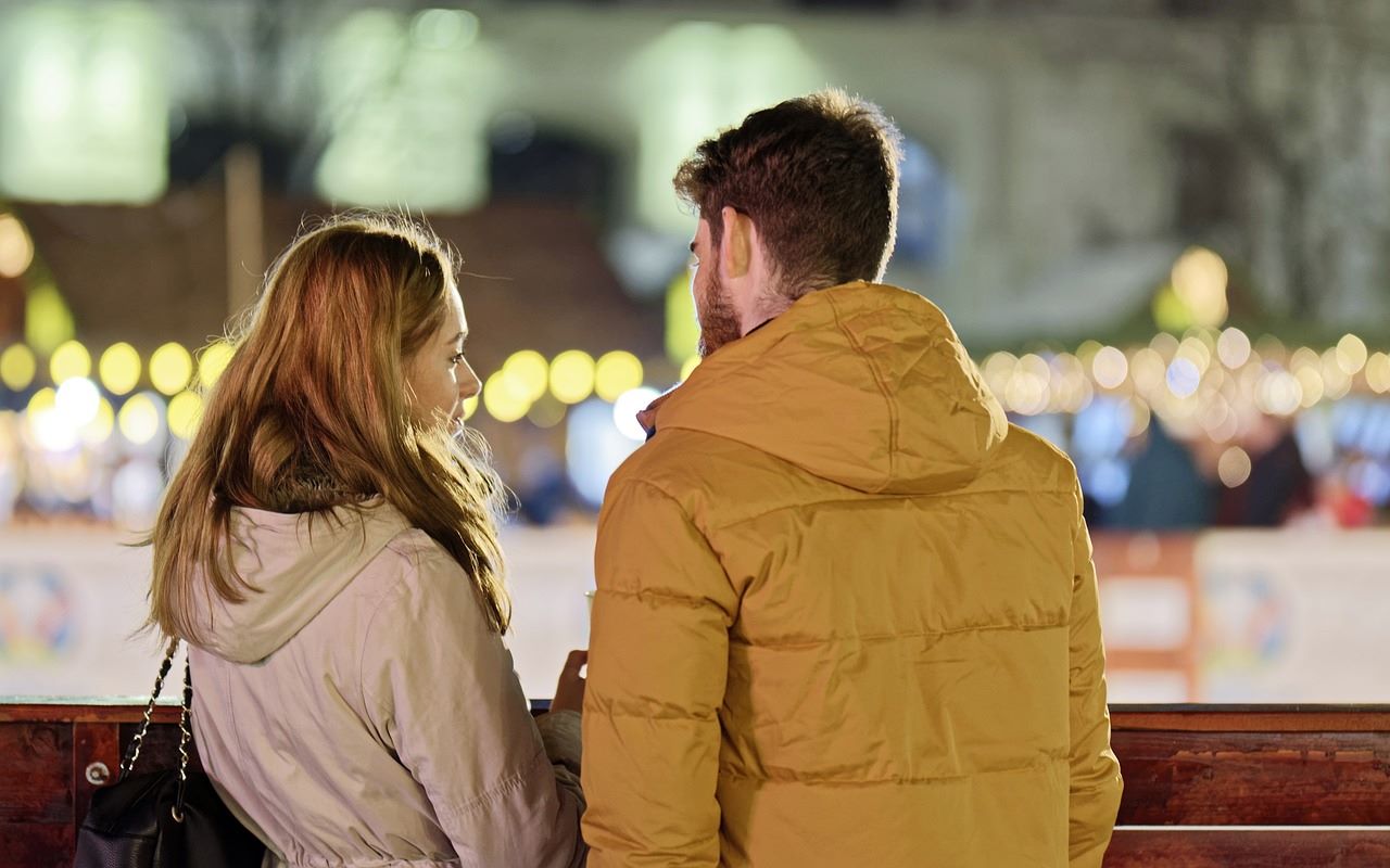 A couple talking during intervention before attending a drug and alcohol rehab clinic in Carlisle
