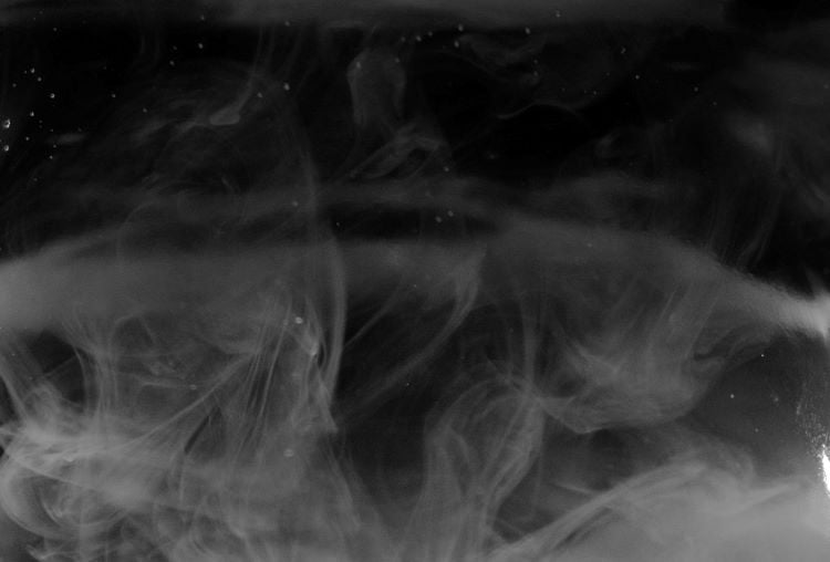 Smoke on a black background