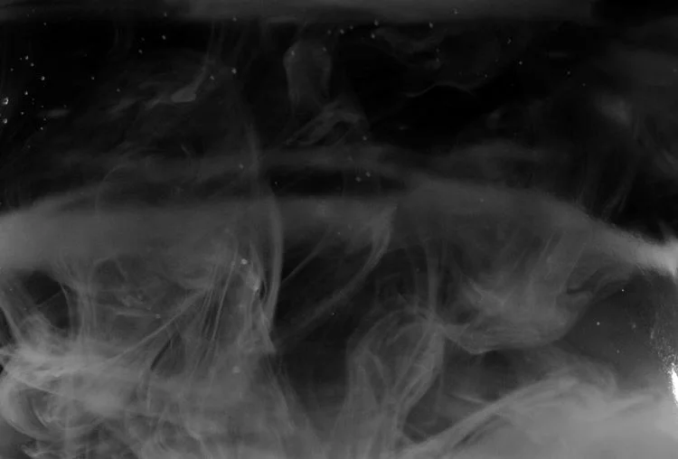 Smoke on a black background