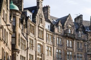 Street view of Edinburgh