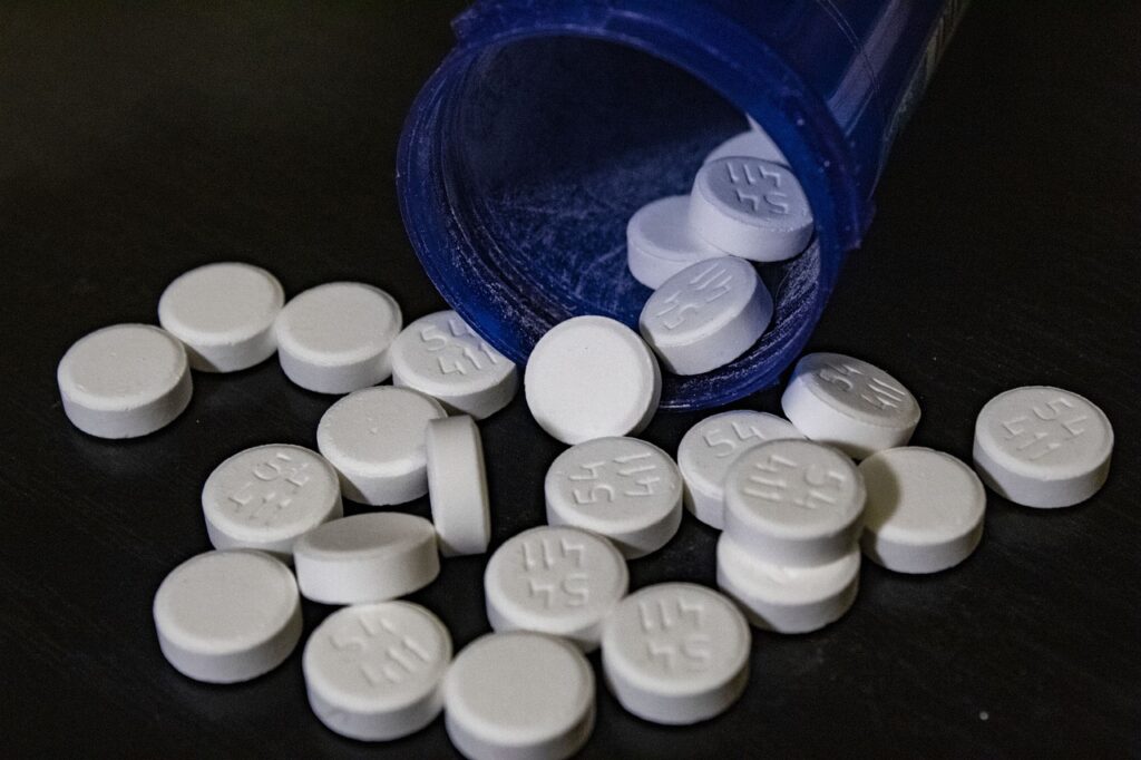 pill bottle and suboxone pills